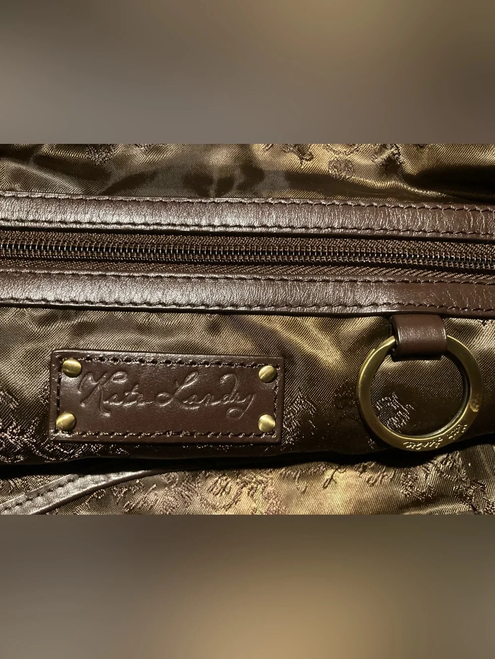 NWOT Kate Landry Leather Hobo Bag